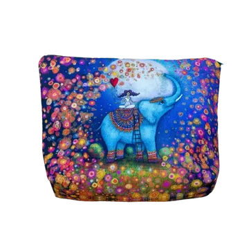 Kosmetická taška Kapsička A5 | Lucie Ernestová Varianta: Slon