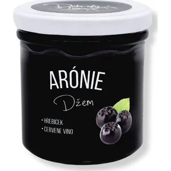 Dobroty z hor Džem Aronie - červené víno, hřebíček Hmotnost balení: 155 g