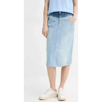 Dámská sukně Džínová sukně Iceberg modrá barva, midi, C071 0188 C071.0188 50J, vel. 26