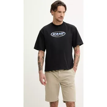 Pánské tričko Bavlněné tričko Karl Kani černá barva, s potiskem, 60300358 99X, vel. XXL