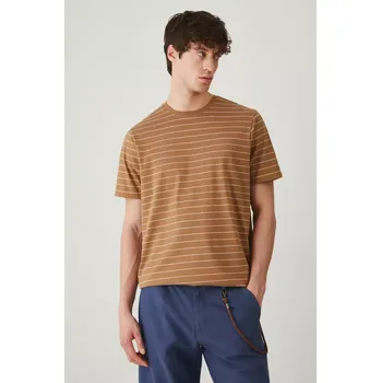 Pánské tričko Bavlněné tričko Medicine RS25.TSM071 hnědá 84A, vel. XL