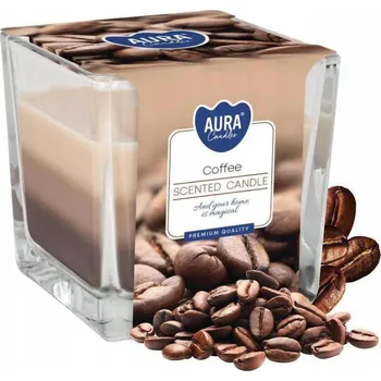 Svíčka Parafínová vonná svíčka Coffee Aura 1 ks