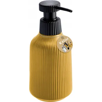 Dávkovač mýdla Ruční dávkovač na desku Kadax 400 ml žlutý