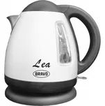 Konvice Bravo B-4574 Lea bílá 1,0l