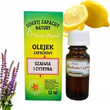Vonný olej Vera-Nord šalvěj citron 12 ml