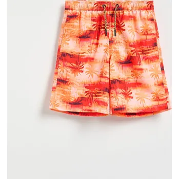 Dětská móda Reserved - Sbalitelné plavkové šortky - mandarinková - 896DY-23X - 896DY-23X-U11