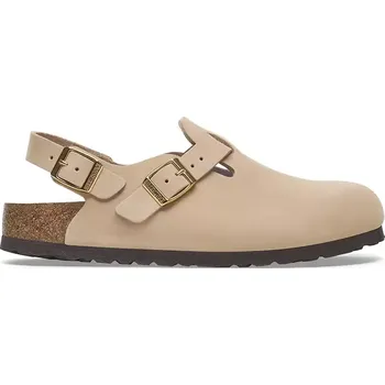 Dámské pantofle Nubukové pantofle Birkenstock Tokio béžová barva, 1029496 08X, EUR 38