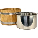 Dubová mísa 3 L s vložkou z nerezové oceli