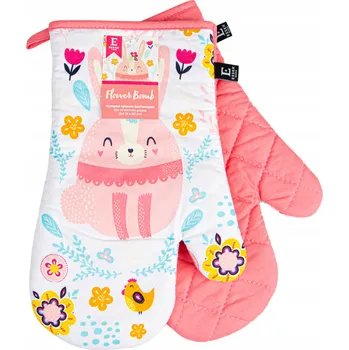 Utěrka Kuchyňské rukavice Essex Flower Bomb, vícebarevné, 19x30 cm