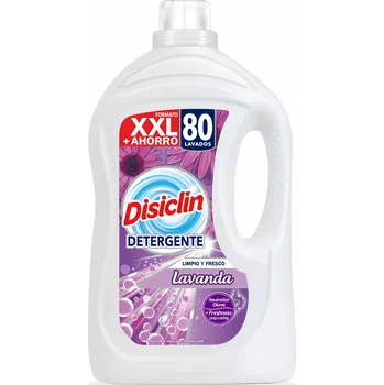 Prací gel Španělský prací prostředek DISICLIN LEVANDULE XXL 80 praní 4L na barevné prádlo