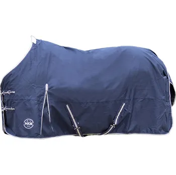 Deka pro koně HKM Deka výběhová Eco-Light HKM, s fleecem, deep blue Délka zad: 125 cm