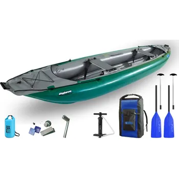 Kajak KANOE PÁLAVA GUMOTEX set Travel Zelená