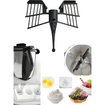 Příslušenství pro kuchyňský robot Míchací metla Techkar pro kuchyňský robot Thermomix TM5/TM6, šedá