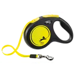 Vodítko Flexi New Neon páska žluté M 5m