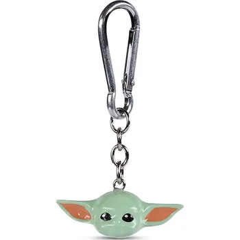 Přívěsek na klíče Star Wars|Hvězdné války Tv Seriál The Mandalorian: The child (4 x 4 cm)