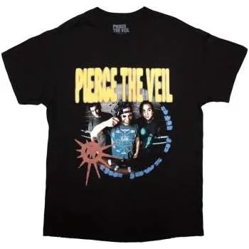 Oblečení a móda Merch Pierce The Veil: Pierce The Veil Unisex T-shirt: I Can't Hear You (black) (back Print) (x-large) XL