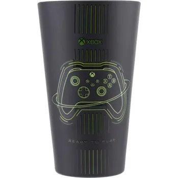Sklenice Černá sklenice Xbox: Controller (objem 400 ml)