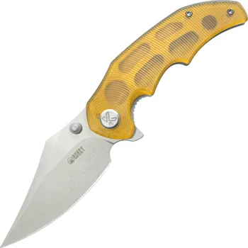 kapesní nůž KUBEY Ceto Stonewashed Sandvik 14C28N Čepel Ultem Linerlock KU181C