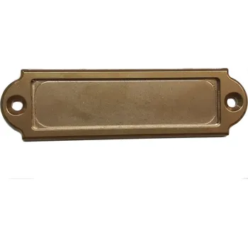 Dveřní kování BERNAT MOUNTING BERNAT Jmenovka Povrchová úprava: surová mosaz