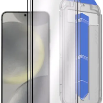 Telefonní příslušenství AlzaGuard 2.5D Glass EasyFit DustFree pro Samsung Galaxy S24+