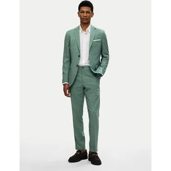 Pánské kalhoty Selected Homme Společenské kalhoty 16087871 Zelená Slim Fit 52
