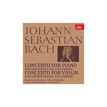 Česká hudba Svjatoslav Richter, Libor Hlaváček – Bach: Koncert pro klavír a orchestr č. 1 d moll, Koncert pro housle a orchestr č. 1 a moll
