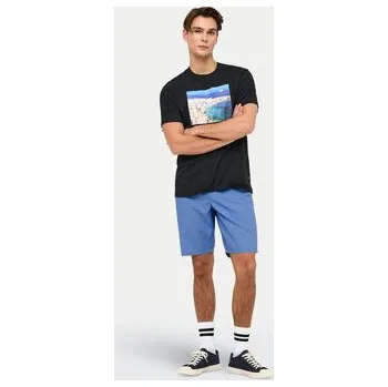 Pánské kraťasy Only & Sons Šortky z materiálu Skal 22034682 Modrá Slim Fit M