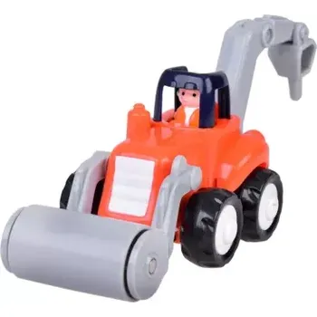 autíčko Traktor s válcem a vrtačkou