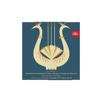 Česká hudba Různí interpreti – Krejčí: Divertimento, Serenáda pro orchestr, Novák: Serenáda D dur