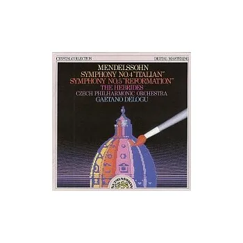 Hudba Česká filharmonie/Gaetano Delogu – Mendelssohn: Symfonie č. 4, 5, Hebridy