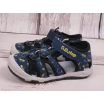 D.D.step Sportovní obuv sandály D.D. step G065-51957A tmavomodré s černou se skateboardy lehké flexibilní rychleschnoucí velikost: 26