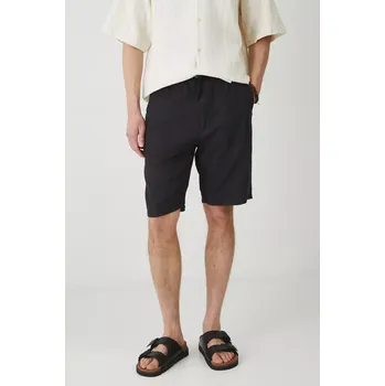 Pánské kraťasy Šortky s příměsí lnu Medicine RS25.SZM081 černá 99M, vel. XL