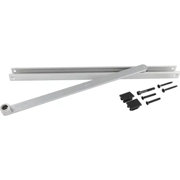 Zavírač dveří GEZE TS 3000/5000 Guide rail BG lišta bez aretace stříbrná
