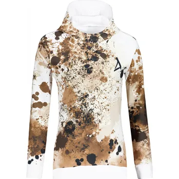 Dámská mikina Dámská funkční mikina premium ALTISPORT VOJ/ALW055MI01 BÍLOHNĚDÁ S