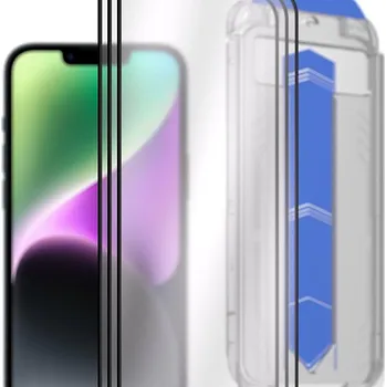 Telefonní příslušenství AlzaGuard 2.5D Glass EasyFit DustFree pro iPhone 14