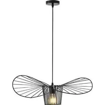 Lustr na lanku OGGI 1xE27/40W/230V černá