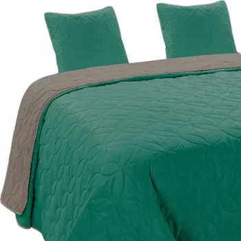 Přehoz na lůžko Přehoz na postel Euromat polyester 220 cm x 240 cm šedý