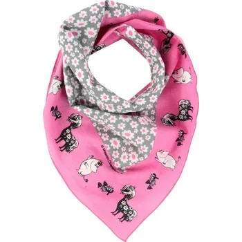 Šátek Bandana šátek Moomin floral pink 53x53, Lasessor Finsko