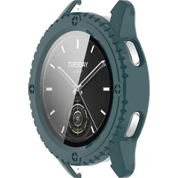 Pouzdro na mobilní telefon 2v1 POUZDRO + TVRZENÉ SKLO PRO XIAOMI WATCH S3 KRYT CASE