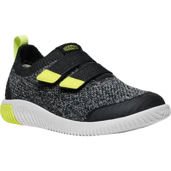 Chlapecká obuv Dětské barefoot boty Keen KNX Knit DS Children/Youth black/evening primrose 27/28EU