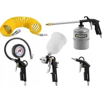 Příslušenství ke kompresoru PROTECO sada pneu nářadí 5-dílná 10.25-001