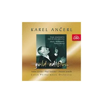 Česká hudba Česká filharmonie, Karel Ančerl – Ančerl Gold Edition 30. Hindemith: Koncert pro housle a orch., Koncert pro violoncello a orch. - Bořkovec: Koncert pro klavír a orch.