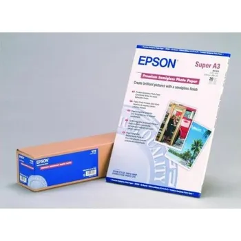 Fotopapír Epson S041328 - Premium Semigloss Photo Paper, A3+, 250g, 20 ks