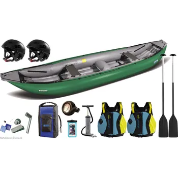 Loď KANOE BARAKA GUMOTEX kompletní set 2 Zelená