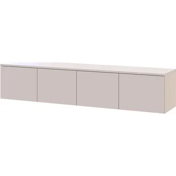 Televizní stolek TV stolek Levía kašmír 4dv 160x35x33