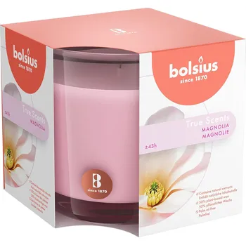 Bolsius True Scents Magnolia 95mm Růžová