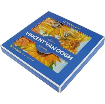 Papírový ubrousek Luxusní ubrousky Vincent van Gogh "Slunečnice" 20 ks (Sada 20 ks ubrousků "Slunečnice - Vincent van Gogh")