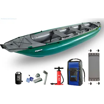 Kanoe KANOE PÁLAVA GUMOTEX Set pro 3 osoby Zelená