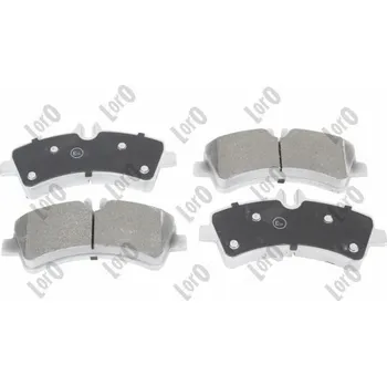 Brzdová destička Sada brzdových destiček, vždy 4 kusy v sadě ABAKUS 231-02-085