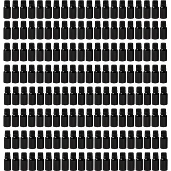 Láhev Lahvička s kapátkem Aromaholik skleněná černá 10 ml